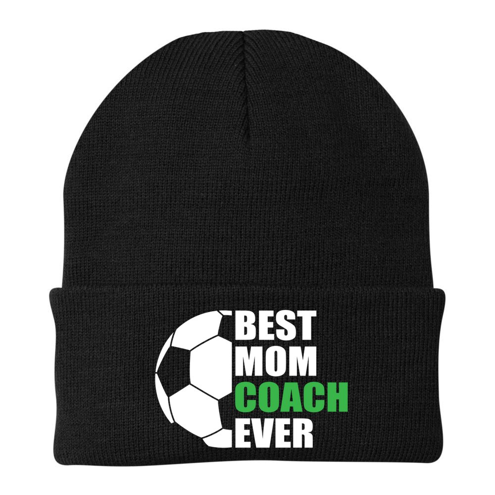 Best Soccer Mom Coach Ever Mother Soccer Mom Coach Gift Beanie