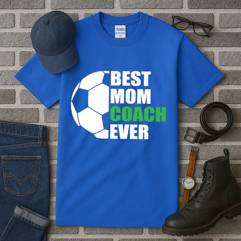 Best Soccer Mom Coach Ever Mother Soccer Mom Coach Gift Tall T-Shirt