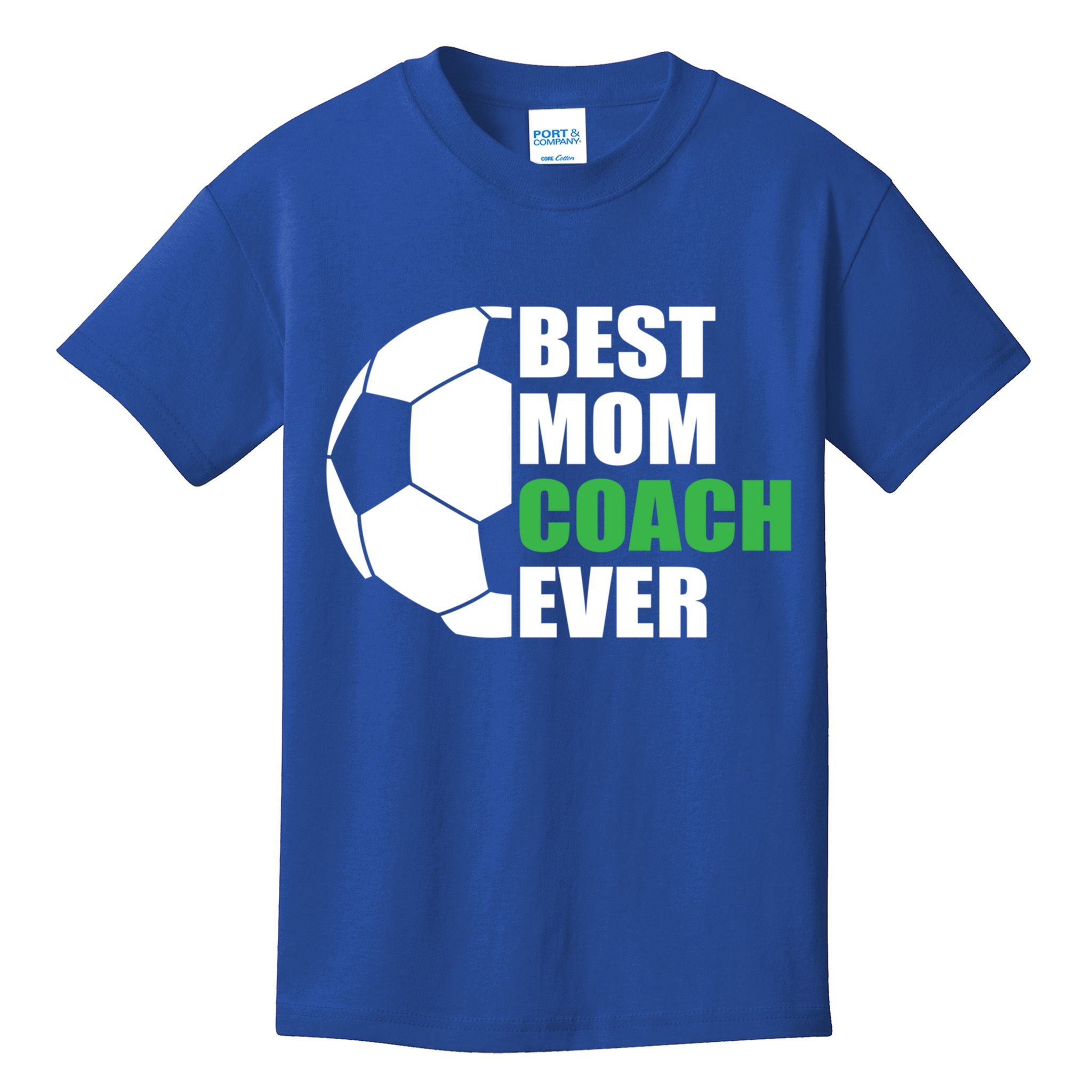 Best Soccer Mom Coach Ever Mother Soccer Mom Coach Gift Kids T-Shirt