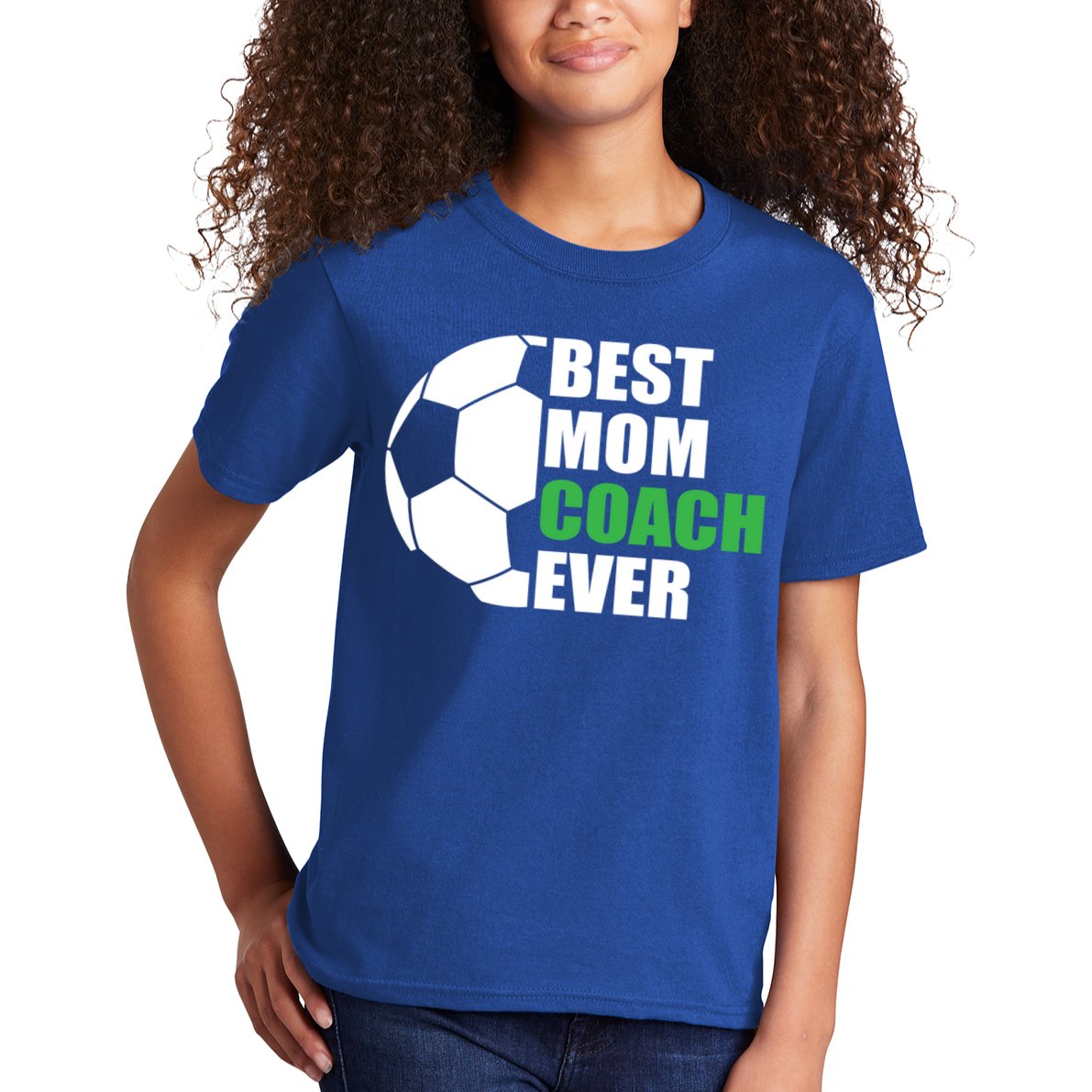 Best Soccer Mom Coach Ever Mother Soccer Mom Coach Gift Kids T-Shirt