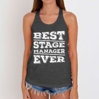 Best Stage Manager Ever Stage Manager Stage Management Women's Knotted Racerback Tank