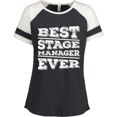 Best Stage Manager Ever Stage Manager Stage Management Enza Ladies Jersey Colorblock Tee