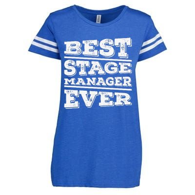 Best Stage Manager Ever Stage Manager Stage Management Enza Ladies Jersey Football T-Shirt