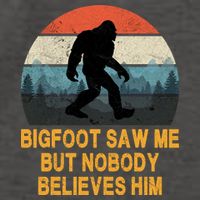 Bigfoot Saw Me But Nobody Believes Him Vector Backpack