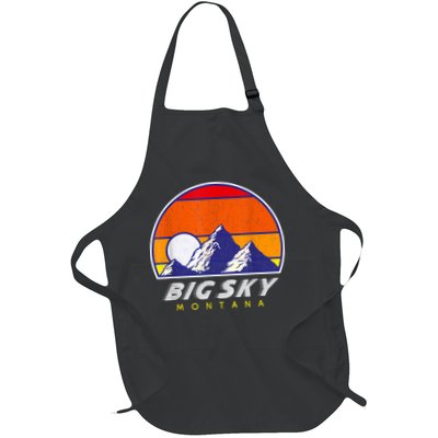 Big Sky Montana USA Ski Resort 1980s Retro Collection Apron