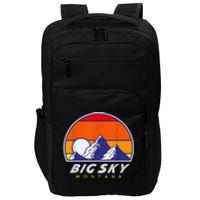 Big Sky Montana USA Ski Resort 1980s Retro Collection Impact Tech Backpack