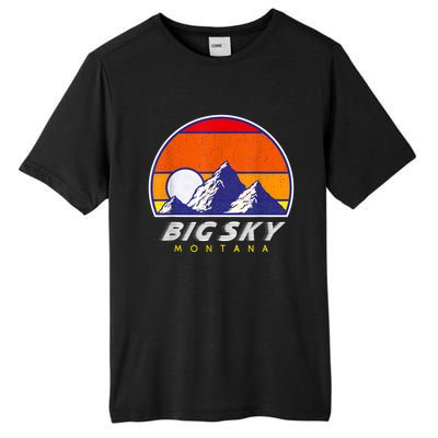 Big Sky Montana USA Ski Resort 1980s Retro Collection Tall Fusion ChromaSoft Performance T-Shirt