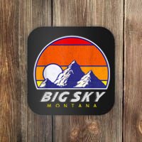 Big Sky Montana USA Ski Resort 1980s Retro Collection Coaster