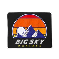 Big Sky Montana USA Ski Resort 1980s Retro Collection Mousepad