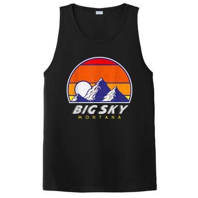 Big Sky Montana USA Ski Resort 1980s Retro Collection PosiCharge Competitor Tank