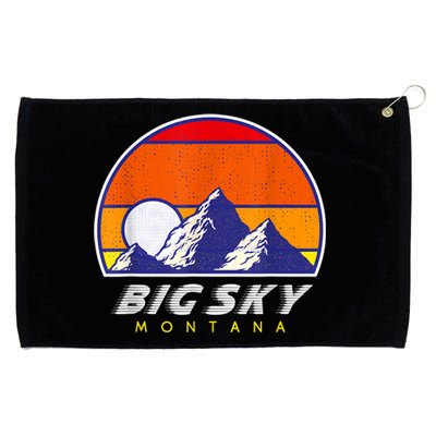 Big Sky Montana USA Ski Resort 1980s Retro Collection Grommeted Golf Towel