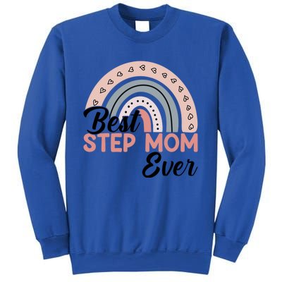 Best Step Mom Ever Rainbow MotherS Day Step Mom Rainbow Great Gift Sweatshirt