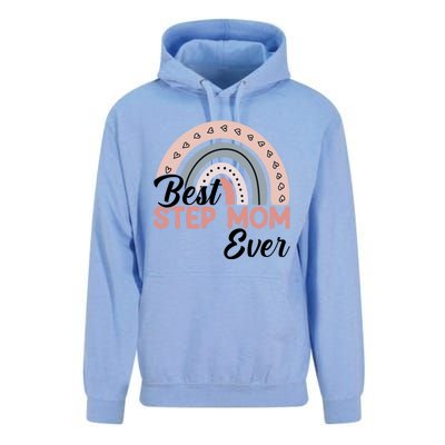 Best Step Mom Ever Rainbow MotherS Day Step Mom Rainbow Great Gift Unisex Surf Hoodie