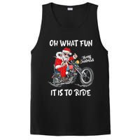 Biker Santa Motorcycle Fan Merry Christmas Xmas Holidays PosiCharge Competitor Tank