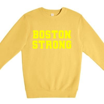 Boston Strong Marathon Running Premium Crewneck Sweatshirt