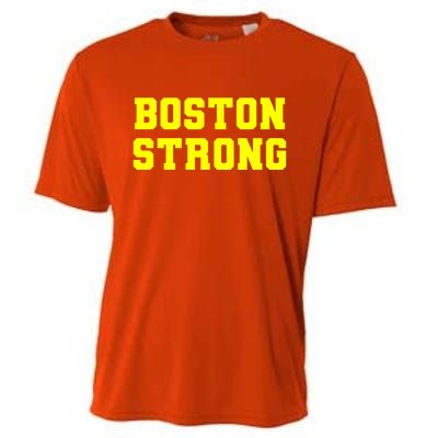 Boston Strong Marathon Running Cooling Performance Crew T-Shirt