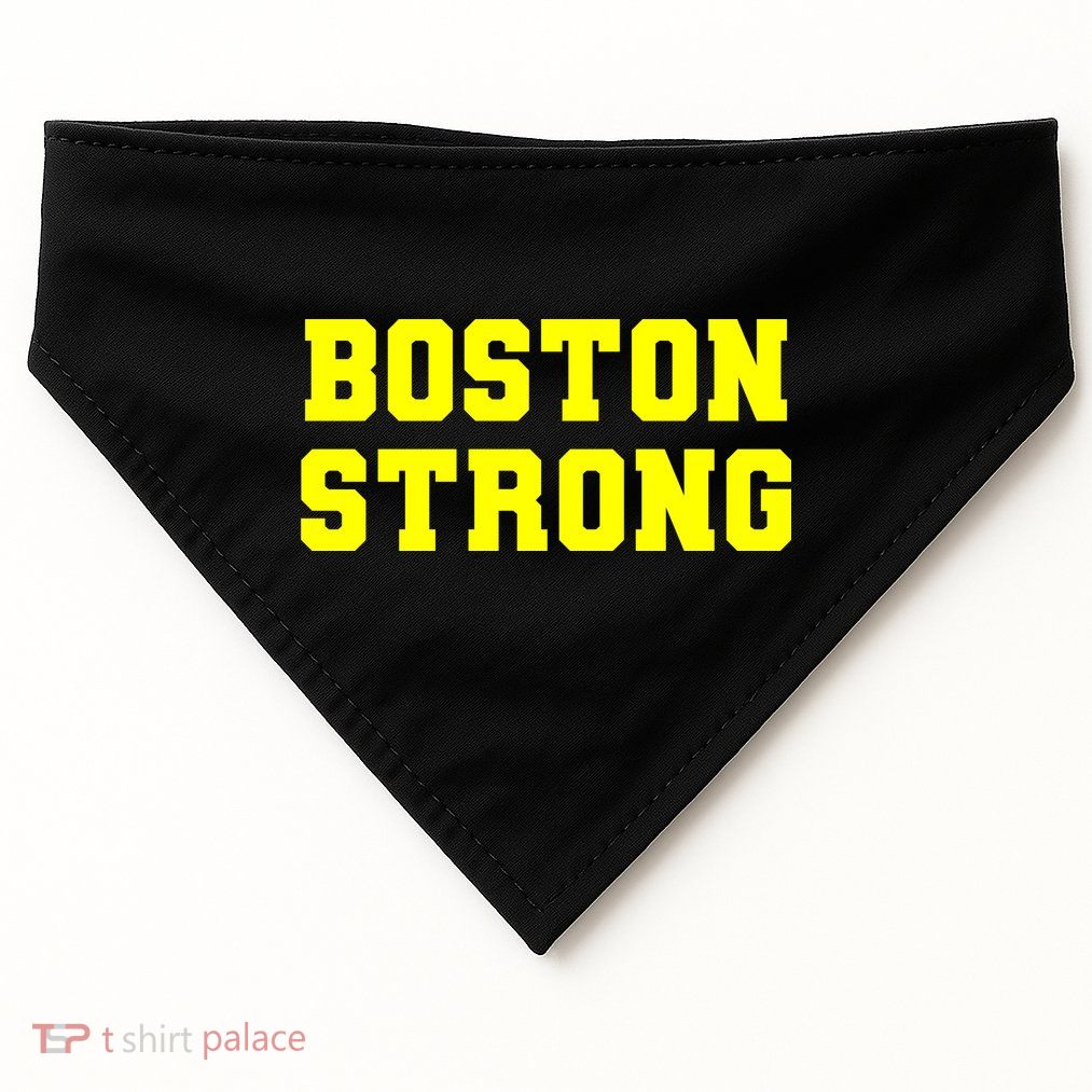 Boston Strong Marathon Running USA-Made Doggie Bandana
