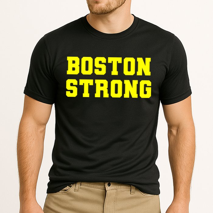 Boston Strong Marathon Running Cooling Performance Crew T-Shirt