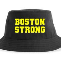 Boston Strong Marathon Running Sustainable Bucket Hat