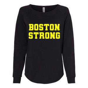 Boston Strong Marathon Running Womens California Wash Sweatshirt