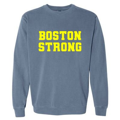 Boston Strong Marathon Running Garment-Dyed Sweatshirt