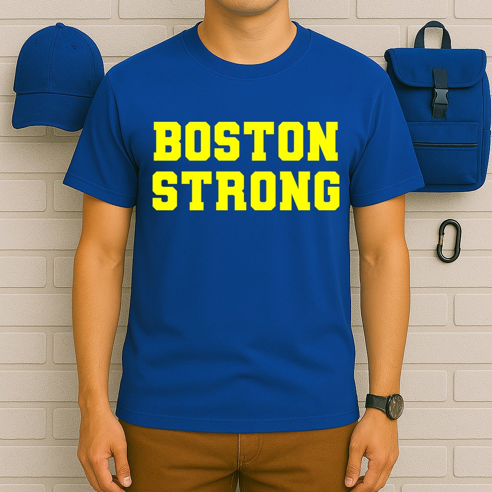 Boston Strong Marathon Running T-Shirt
