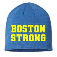 Boston Strong Marathon Running Sustainable Beanie