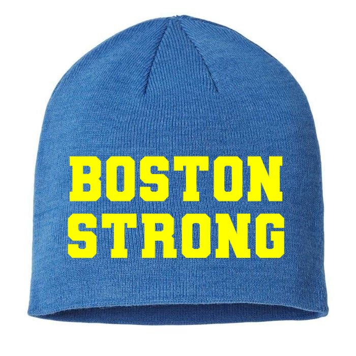 Boston Strong Marathon Running Sustainable Beanie