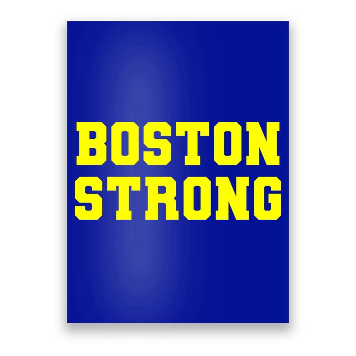 Boston Strong Marathon Running Poster