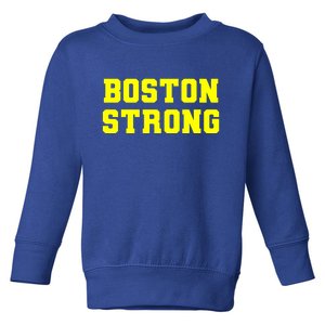 Boston Strong Marathon Running Toddler Sweatshirt