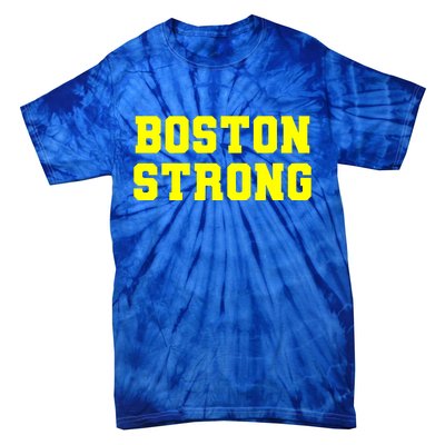 Boston Strong Marathon Running Tie-Dye T-Shirt