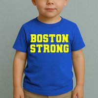 Boston Strong Marathon Running Toddler T-Shirt
