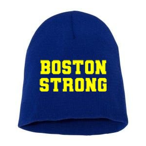 Boston Strong Marathon Running Short Acrylic Beanie