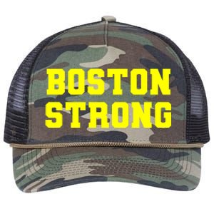 Boston Strong Marathon Running Retro Rope Trucker Hat Cap