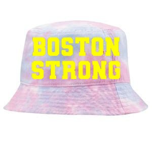 Boston Strong Marathon Running Tie-Dyed Bucket Hat