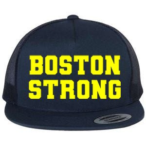 Boston Strong Marathon Running Flat Bill Trucker Hat