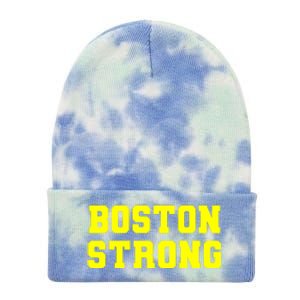 Boston Strong Marathon Running Tie Dye 12in Knit Beanie