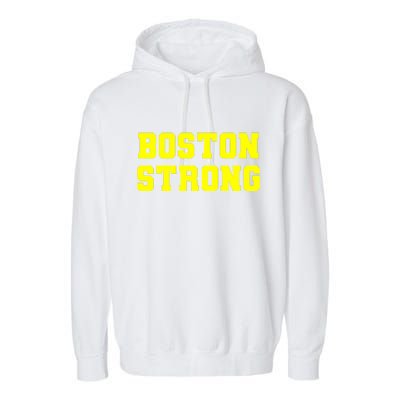 Boston Strong Marathon Running Garment-Dyed Fleece Hoodie