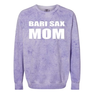 Bari Sax Mom Shirts Band Baritone Saxophone Mother Tee Colorblast Crewneck Sweatshirt