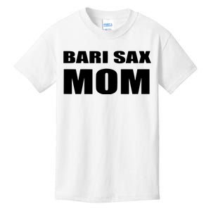 Bari Sax Mom Shirts Band Baritone Saxophone Mother Tee Kids T-Shirt