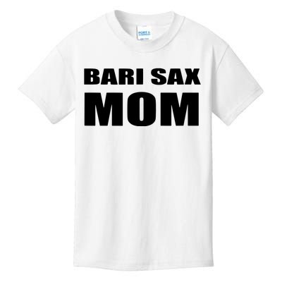 Bari Sax Mom Shirts Band Baritone Saxophone Mother Tee Kids T-Shirt