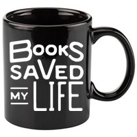 Books Saved My Life 11oz C Handle Ceramic Mug