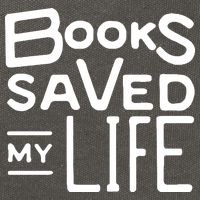 Books Saved My Life Cotton Canvas Backpack