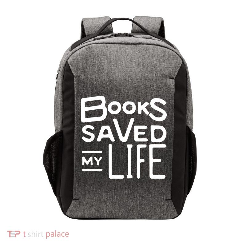 Books Saved My Life Vector Backpack