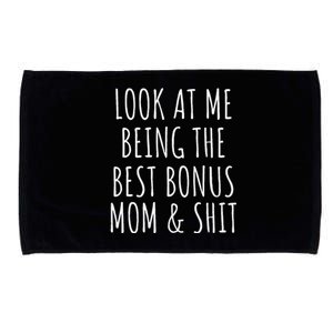 Bonus Step Mom Mothers Day From Stepdaughter Stepson Stepmom Microfiber Hand Towel