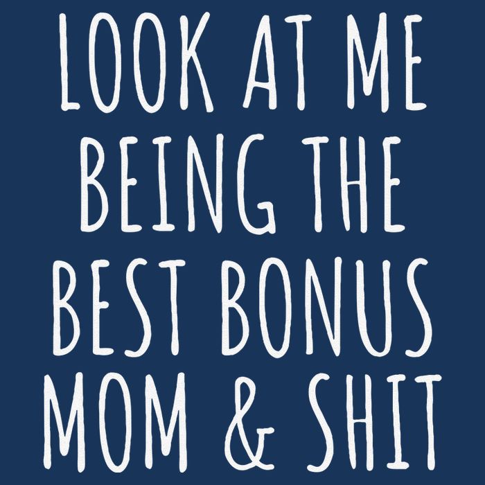 Bonus Step Mom Mothers Day From Stepdaughter Stepson Stepmom 7 Panel Mesh Trucker Snapback Hat