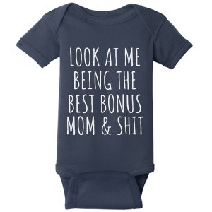 Bonus Step Mom Mothers Day From Stepdaughter Stepson Stepmom Baby Bodysuit