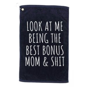 Bonus Step Mom Mothers Day From Stepdaughter Stepson Stepmom Platinum Collection Golf Towel