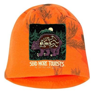 Bear Send More Tourists Kati - Camo Knit Beanie