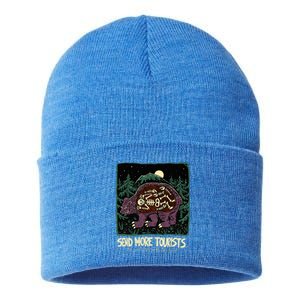 Bear Send More Tourists Sustainable Knit Beanie